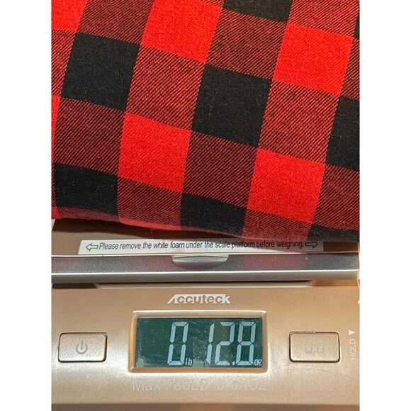 Faux Fur Buffalo Check Plaid Flannel Sherpa Open Vest Wonens S Cabin Rustic Cozy - Picture 8 of 9